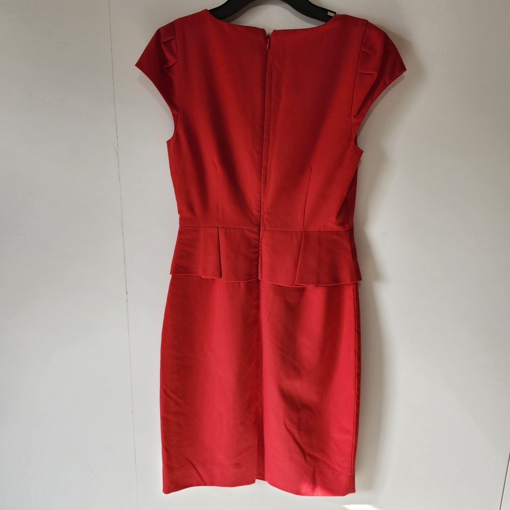 J.Crew Women’s Bold Red Sleeveless Casual A-Line Dress Size 0 Fit & Classic - Picture 8 of 13